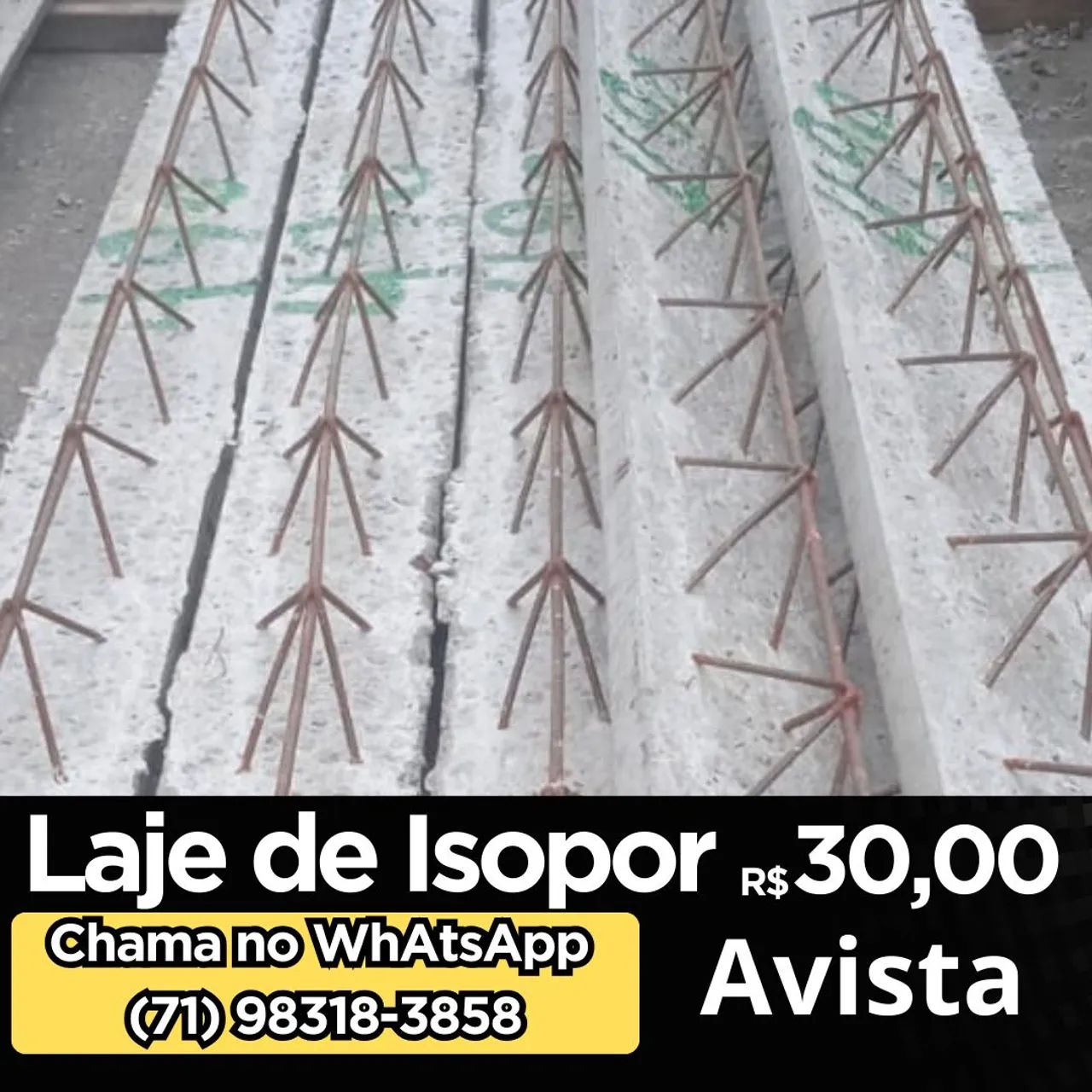 Laje Pre Moldada H8 Treliça Pesada 