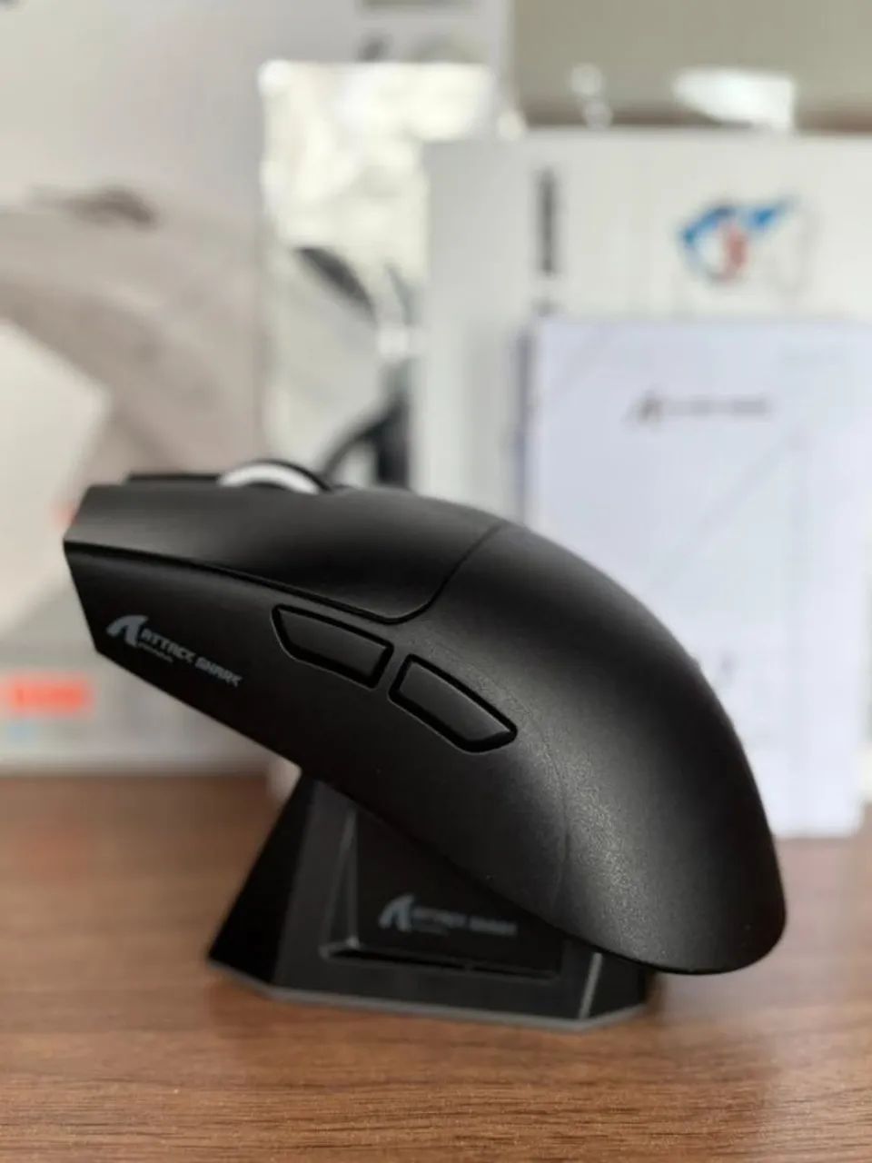  Mouse gamer Attack Shark X11 com dock sem fio - Foto 2