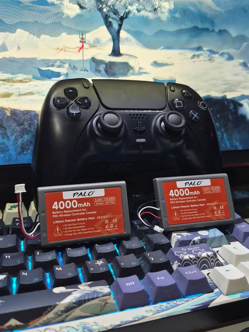 Bateria controle PS5 (Instalação Grátis)