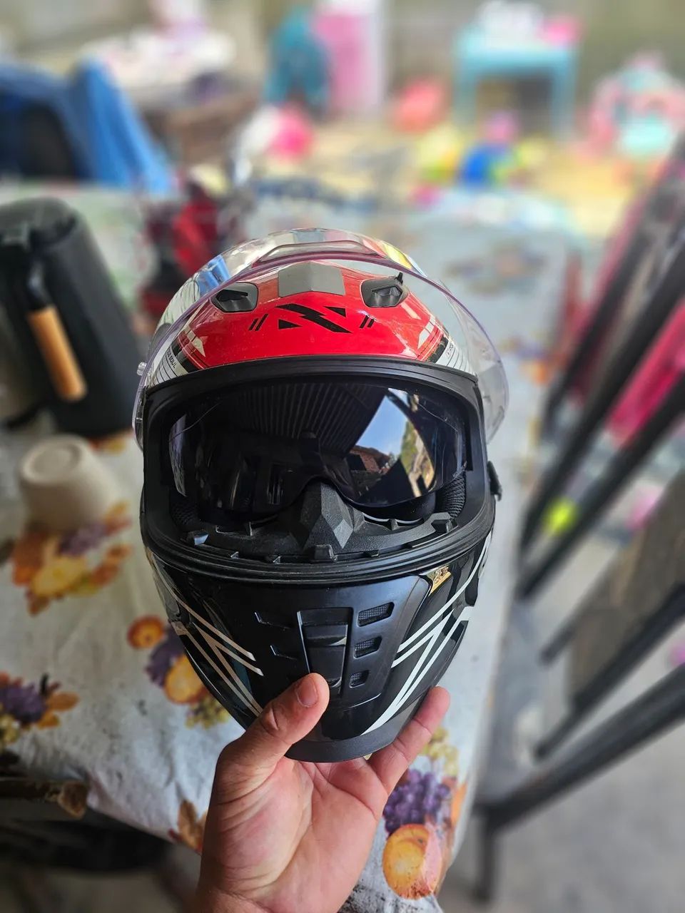 Capacete norisk Japão novinho  - Foto 2