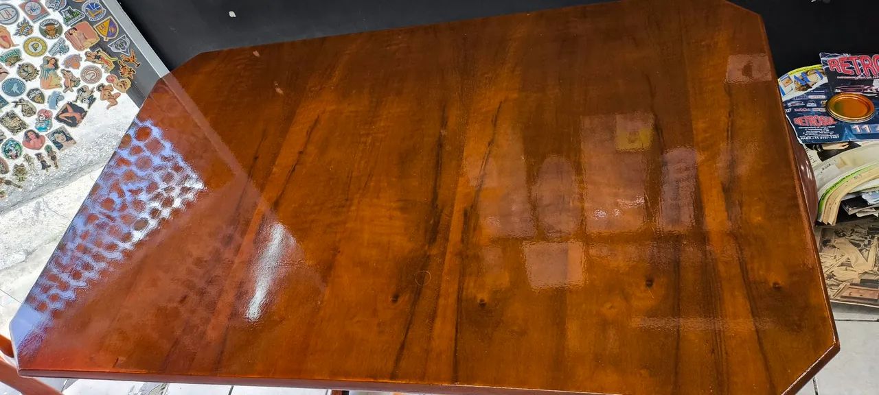 Mesa de madeira quadrada  - Foto 2