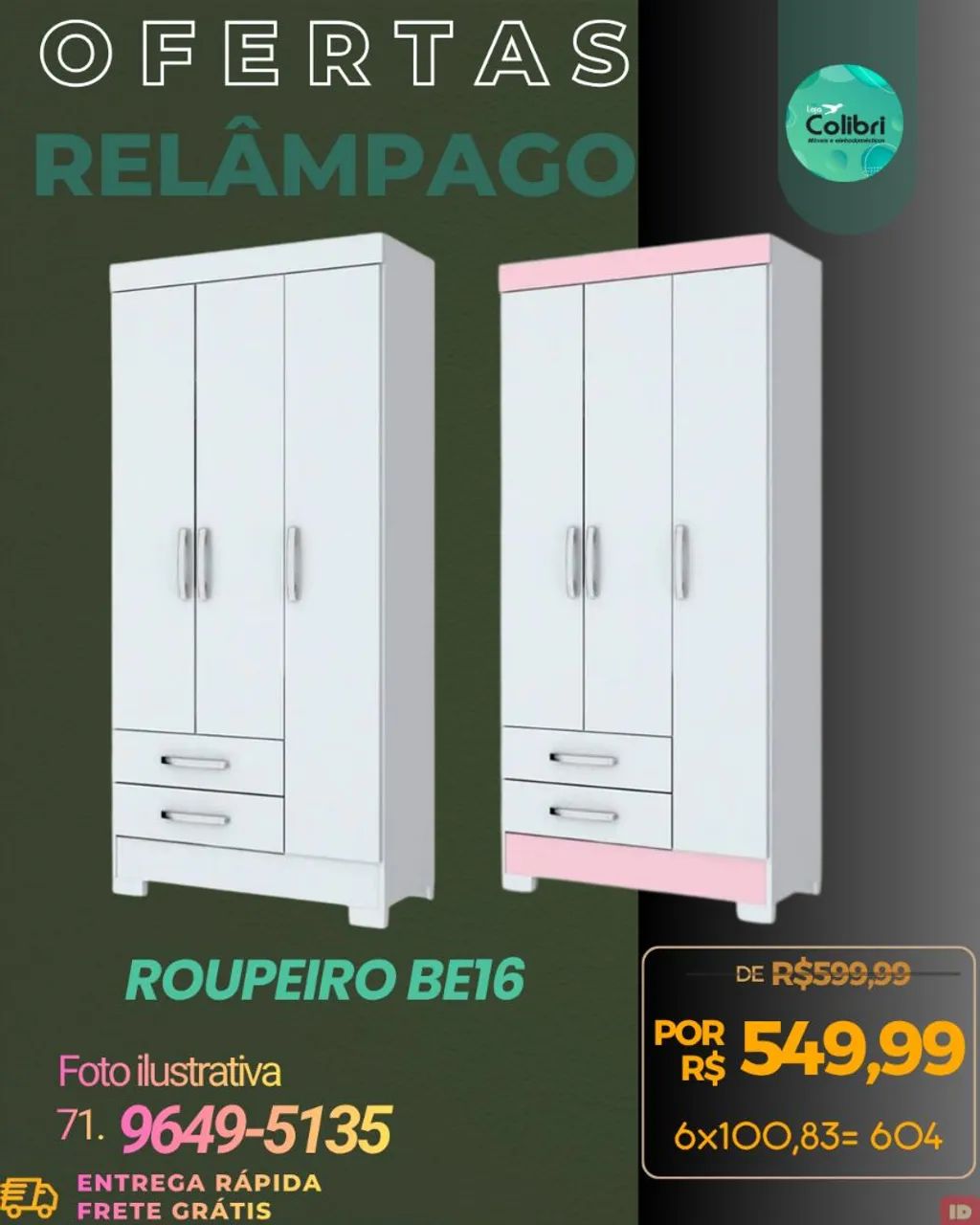 Guarda Roupa Solteiro  - Foto 2