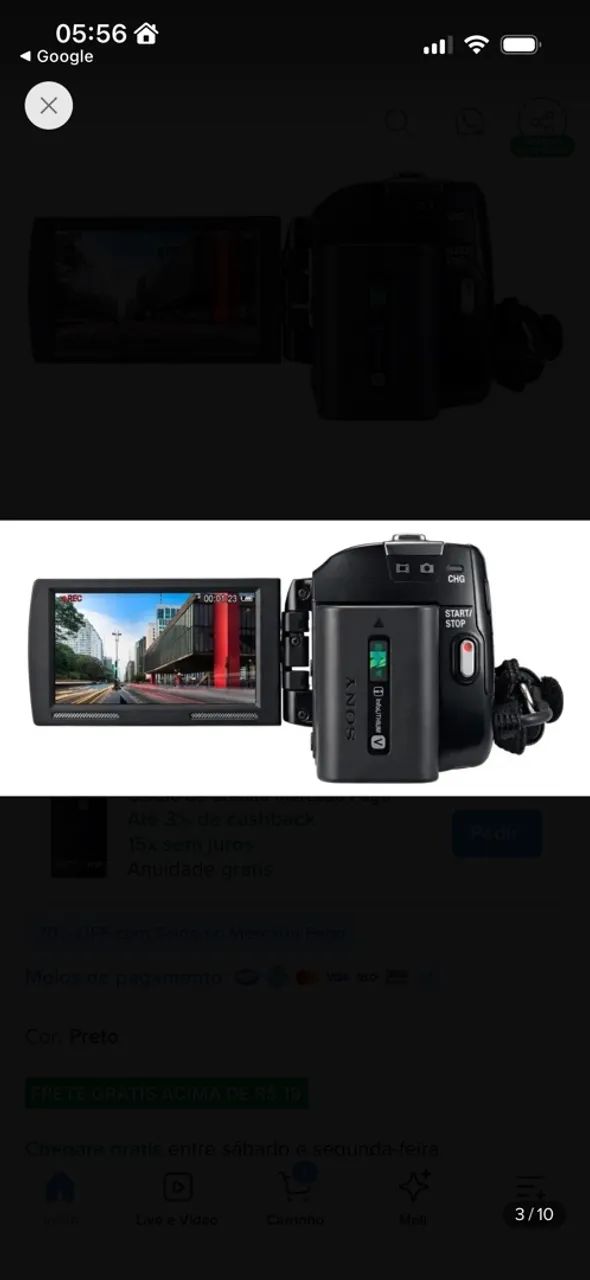 sony handycam dcr sr 21 zoom 67x - Foto 4