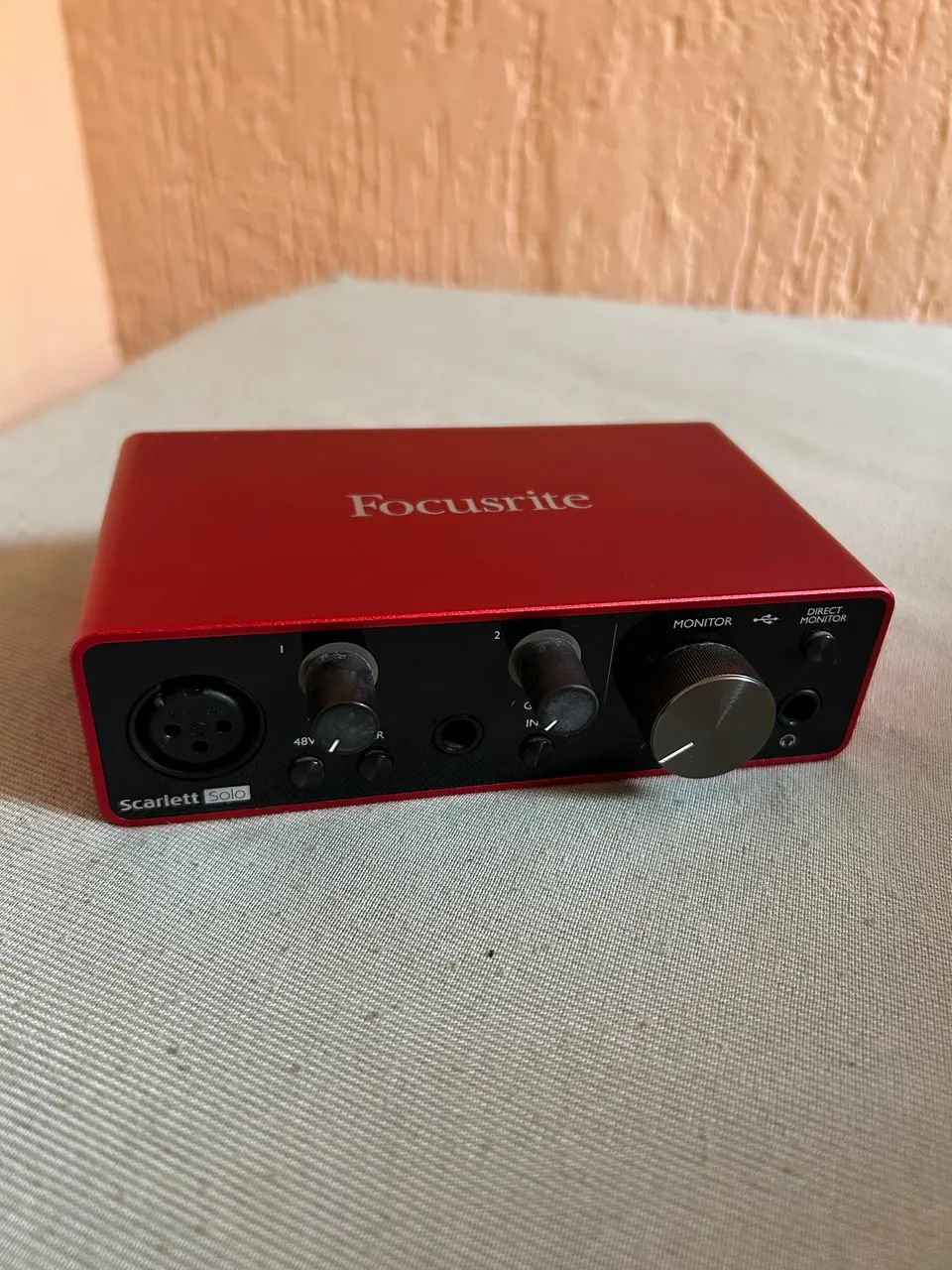 INTERFACE DE ÁUDIO FOCUSRITE SCARLETT SOLO 3ª GERAÇÃO - Foto 2