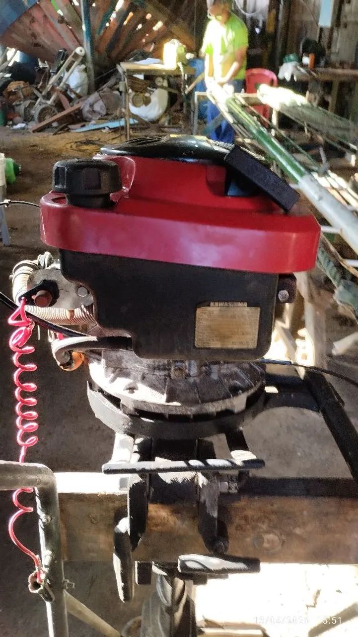 Motor popa pantaneiro 6,5 HP 4tempos