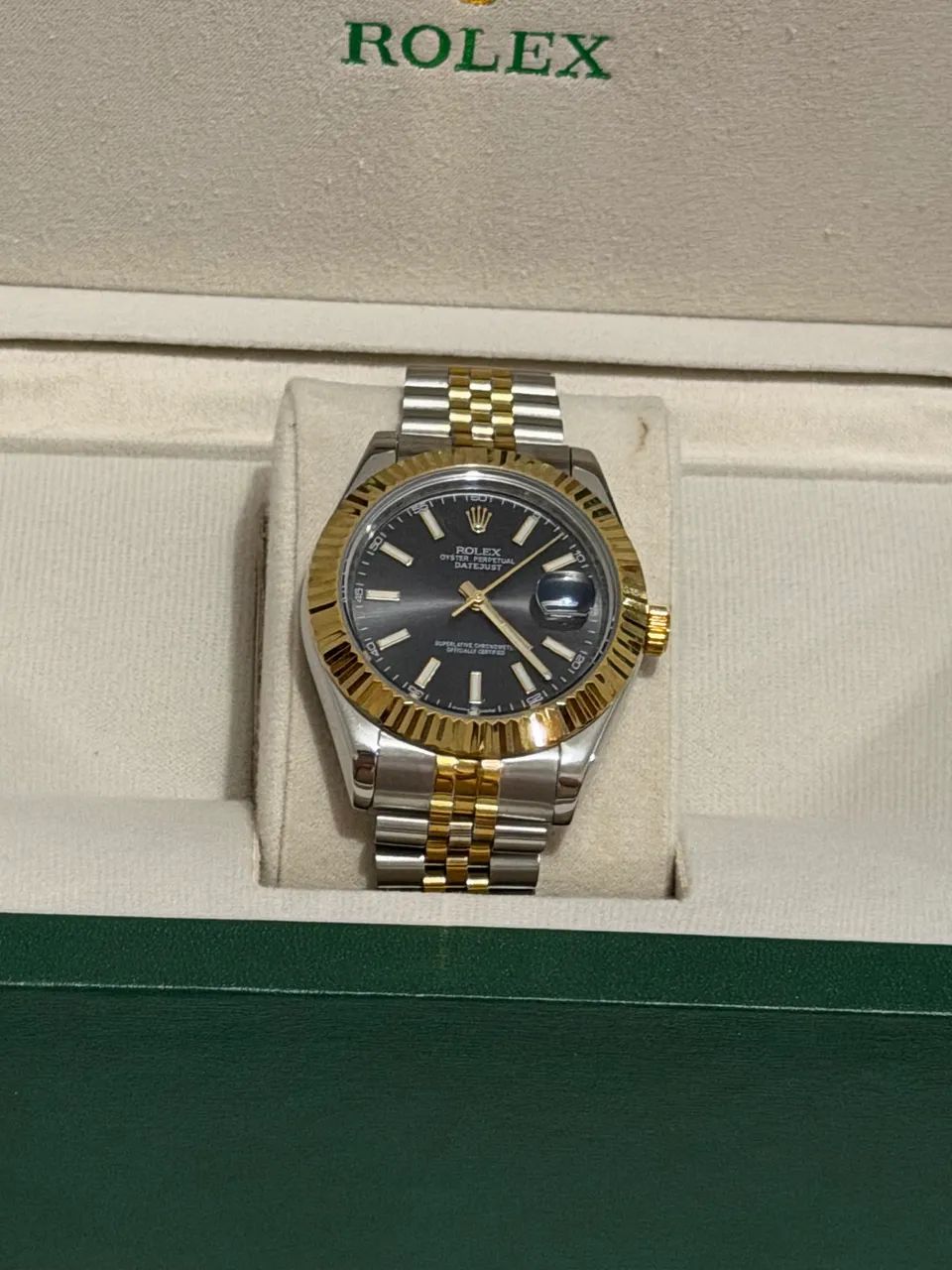 Relógio Rolex Datejust President Completo - Foto 2