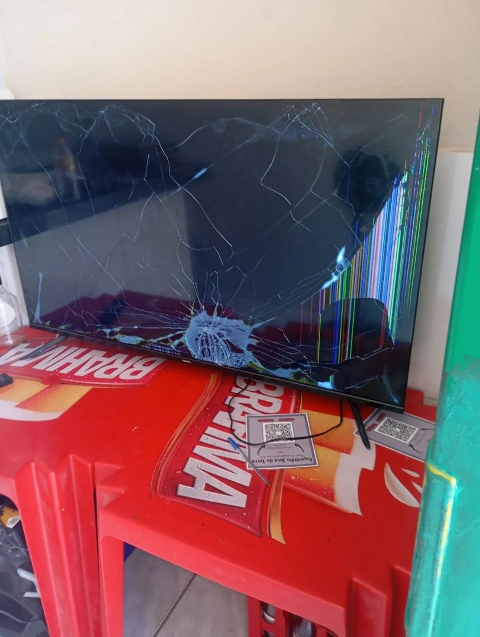 Tv Philco 50 polegadas com a tela quebrada  - Foto 3