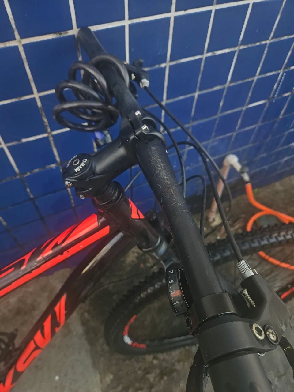 BICICLETA MTB ARO 29 AÇO CARBONO - Foto 5