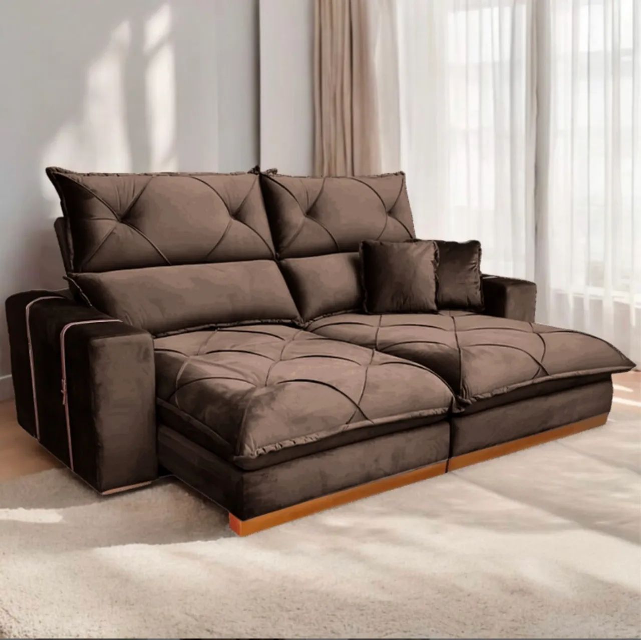 Sofá Conforto Supremo Retrátil - Foto 2