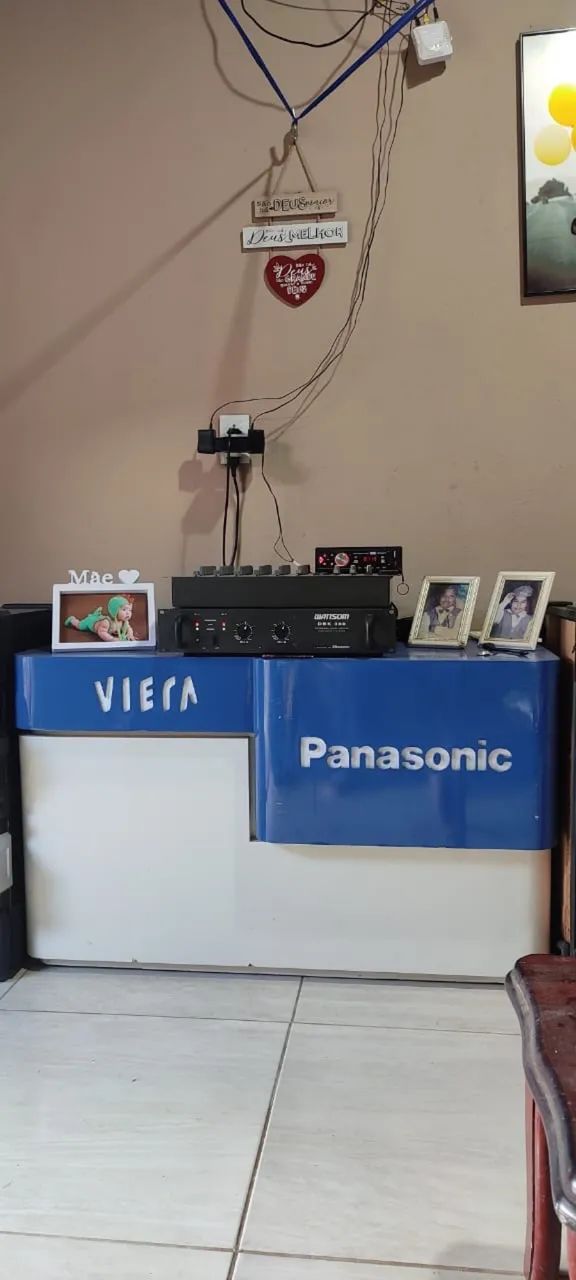 Mesa de som + amplificador + caixa de som - Foto 3