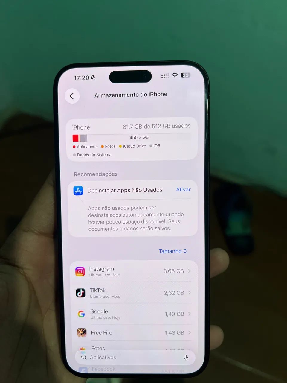 iPhone 15 Pro Max - Preto Titânio - 512GB - Foto 2