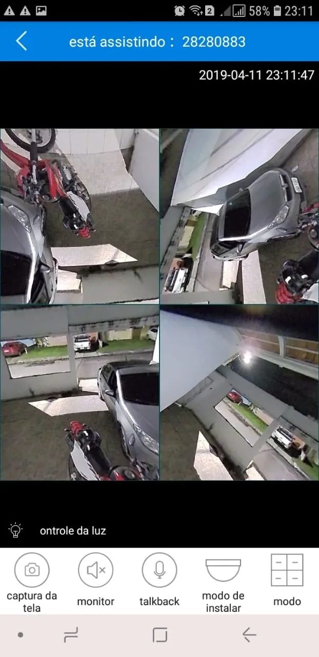 Câmera Lâmpada Wi-Fi, 360 Original (grava). App V380 - Foto 3