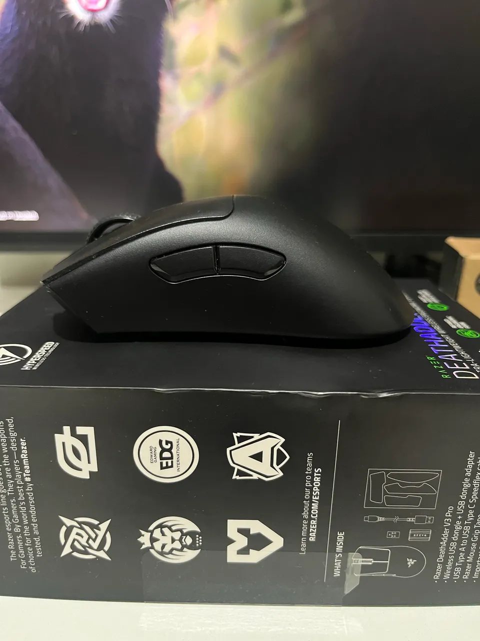 KIT Mouse razer deathadder v3 pro + dongle 8khz - Foto 5