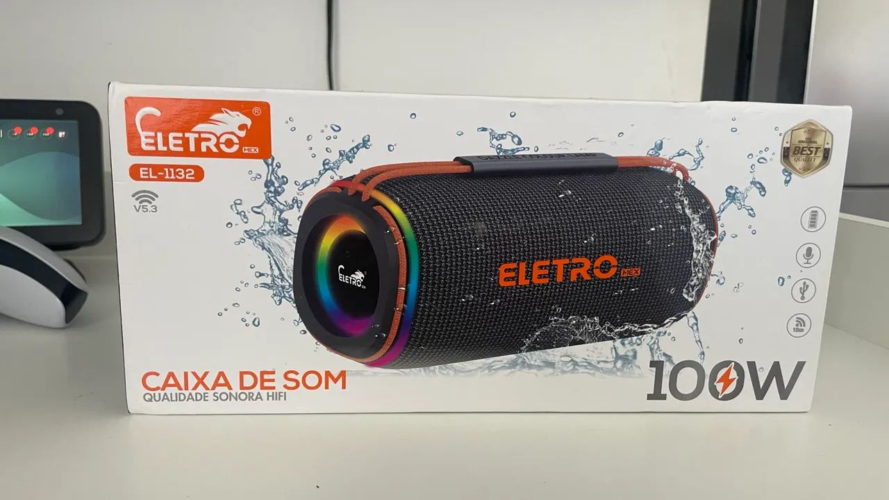 Caixa de som 100w nova 