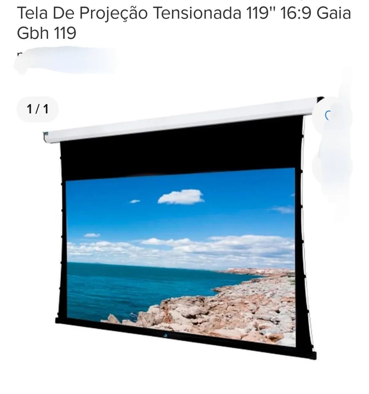 Tela tensionada Gaia 120 polegadas