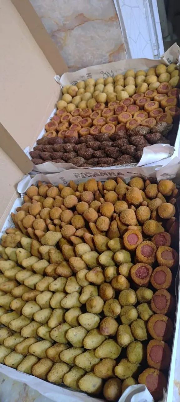Salgados frito e assado 