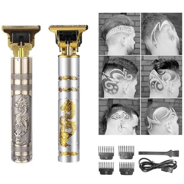 Maquina de Barbear cortar cabelo acabamento Sem Fio Portátil Recarregavel - Loja Coimbra - Foto 3