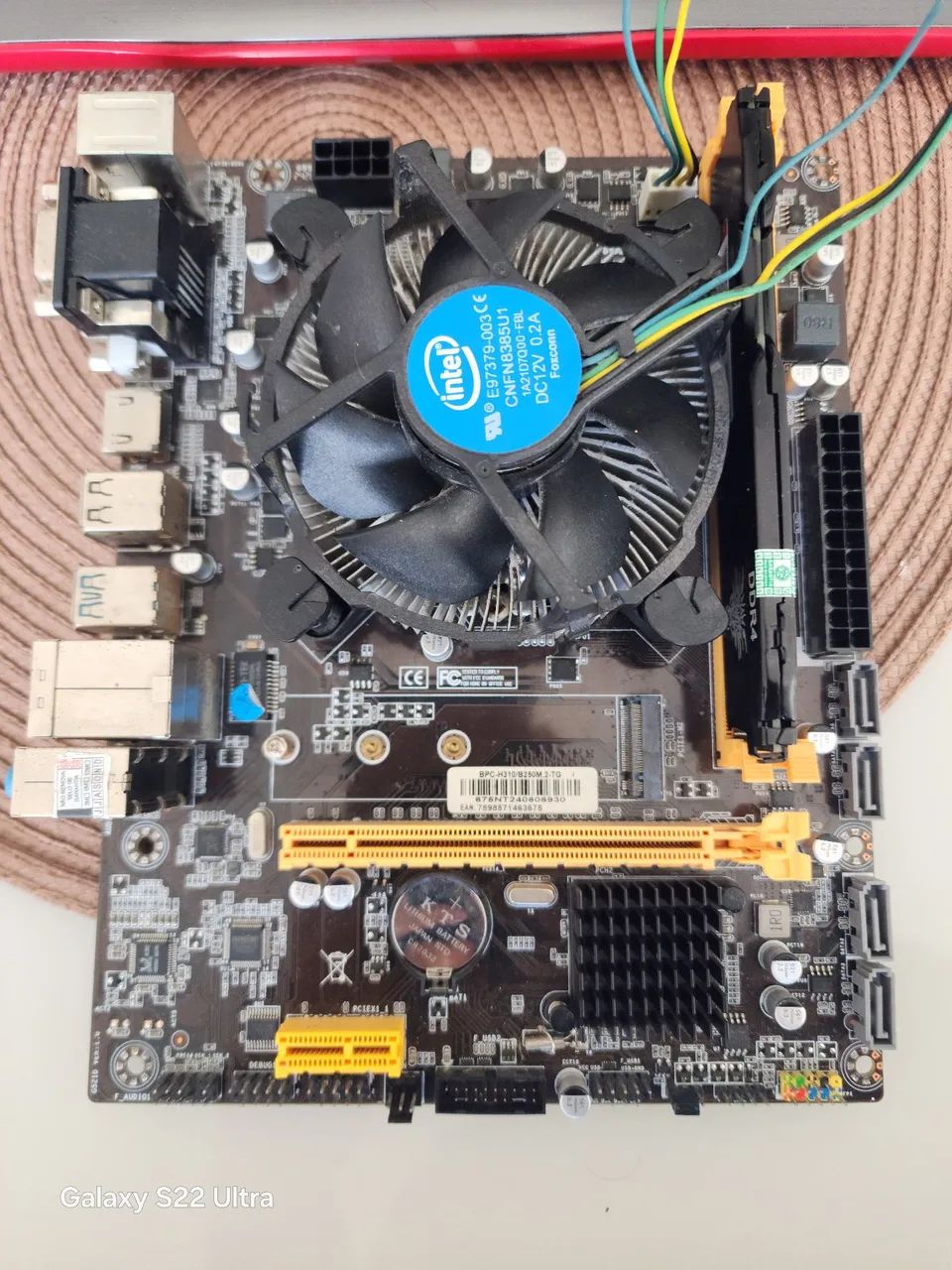Placa mae 1151 oitava ger. + i3+4gb