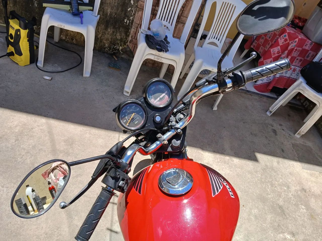 Honda CG Fan ks 125 2011 partida pedal - Foto 2