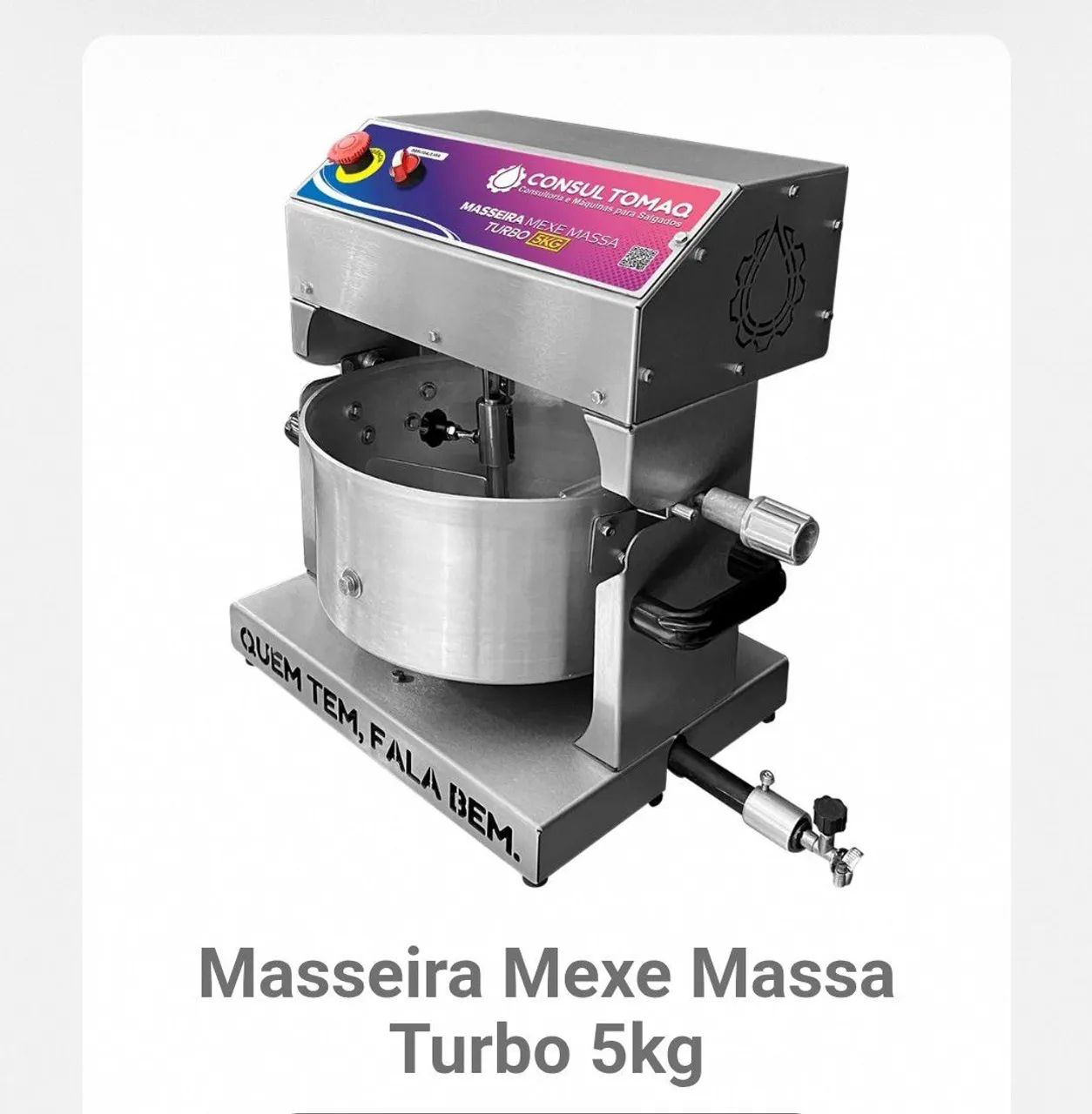 Maq turbo salgadeira + masseira + mesa de inox - Foto 2