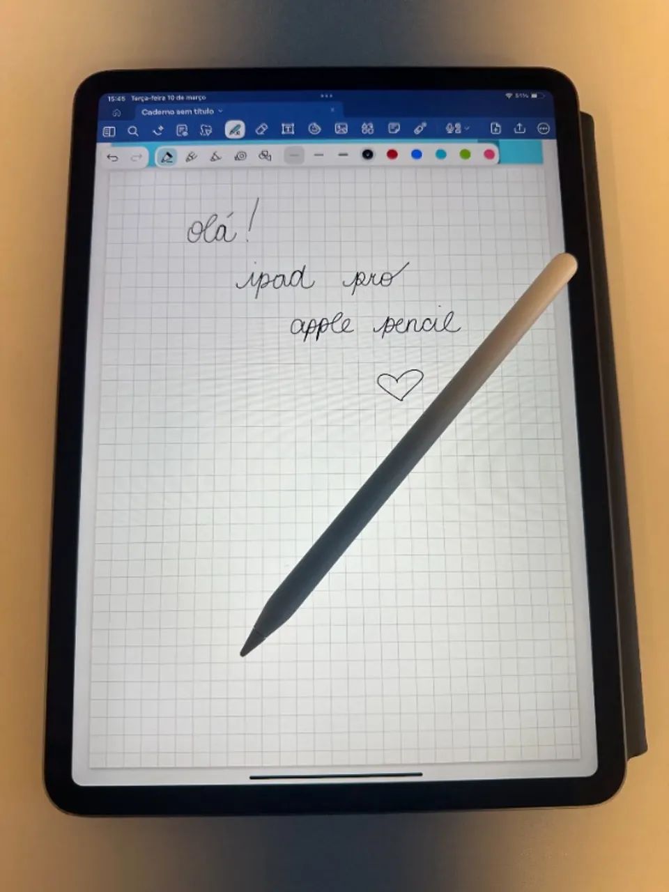 iPad Pro 11 256GB + Magic Keyboard + Apple Pencil | Tela perfeita
