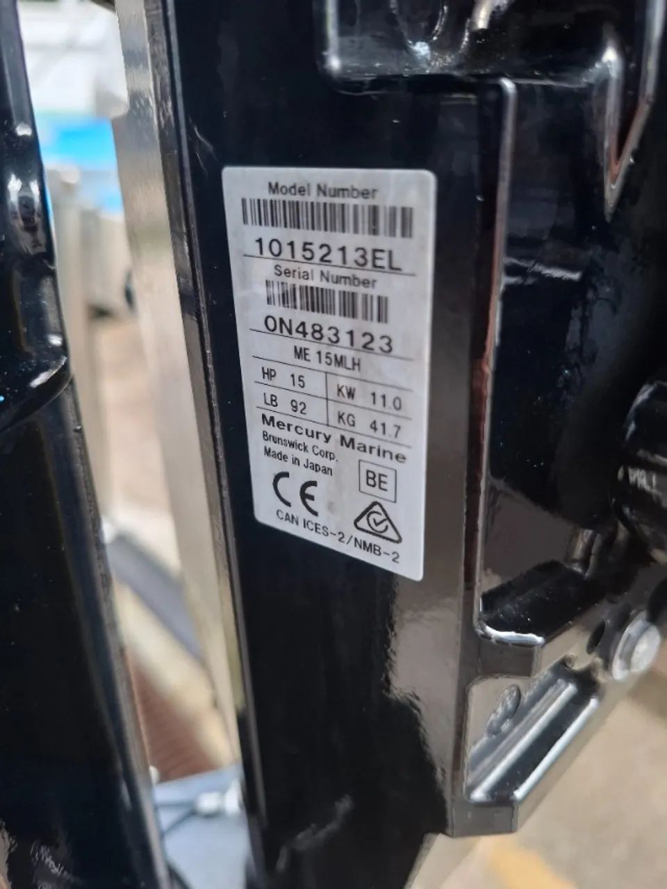Motor de popa Mercury 15 Hp longo ano 2025 sem uso - Tratores e ...
