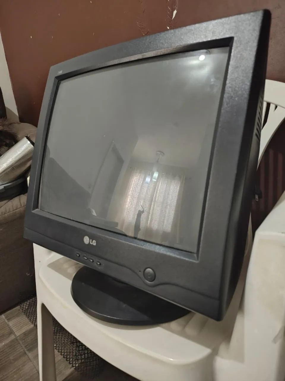 Monitor PC CRT Tubo, LG 710E, 17pol, Videogame