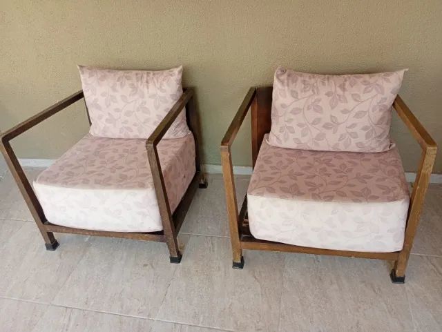 Conjunto de Poltronas confortáveis para sala ou área externa 