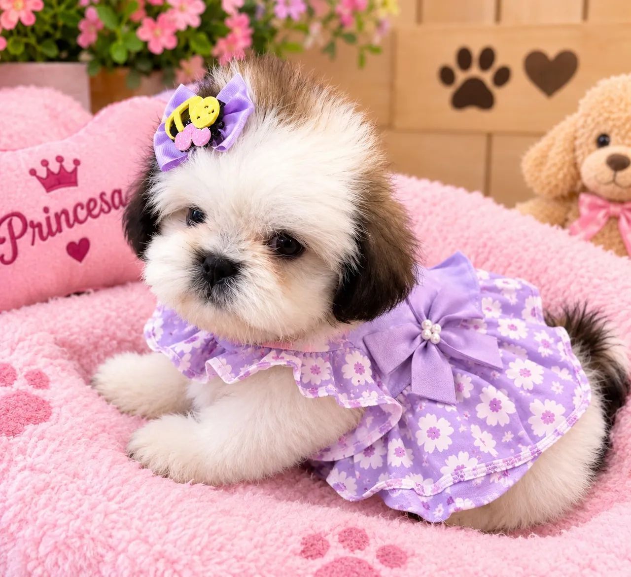 Shihtzu fêmea. 