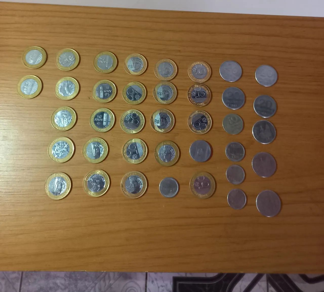 Moedas colecionáveis 