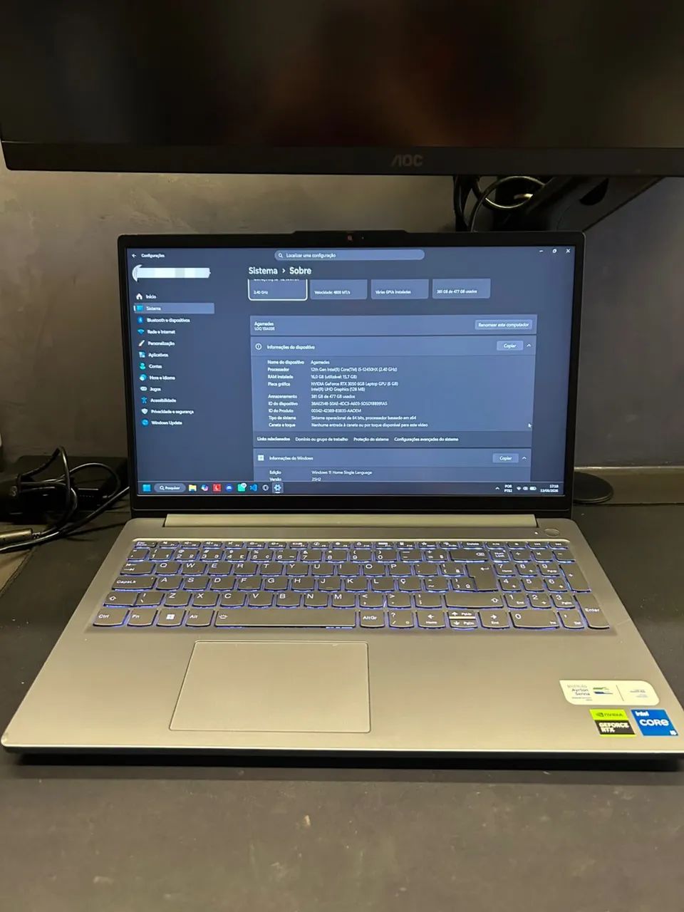 Notebook Lenovo LOQ-E - Foto 3
