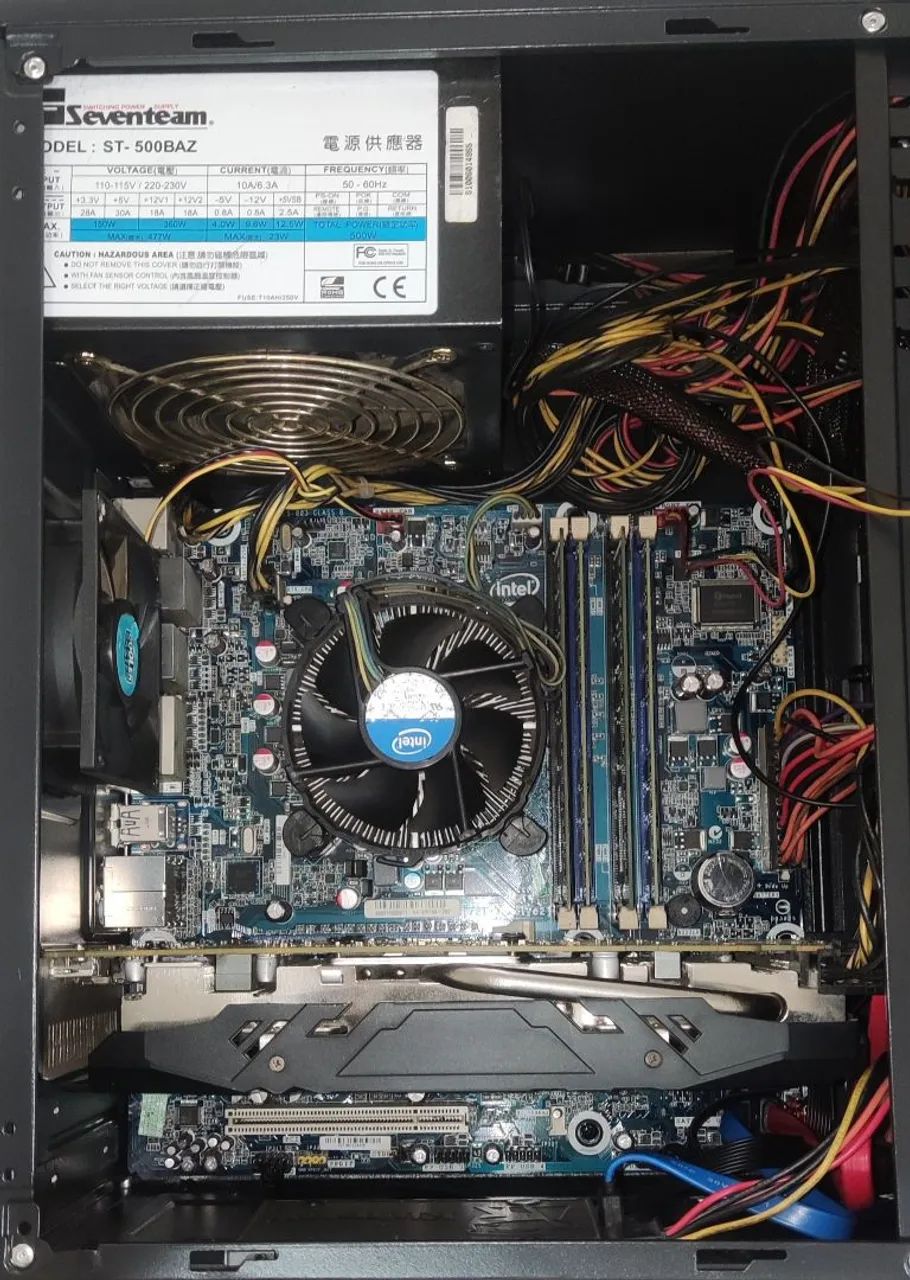 Desktop Gamer Intel i5 3330, Radeon RX480 8gb, 16 gb ram, SSD 224gb, 2 HDs 1 tera cada. - Foto 4