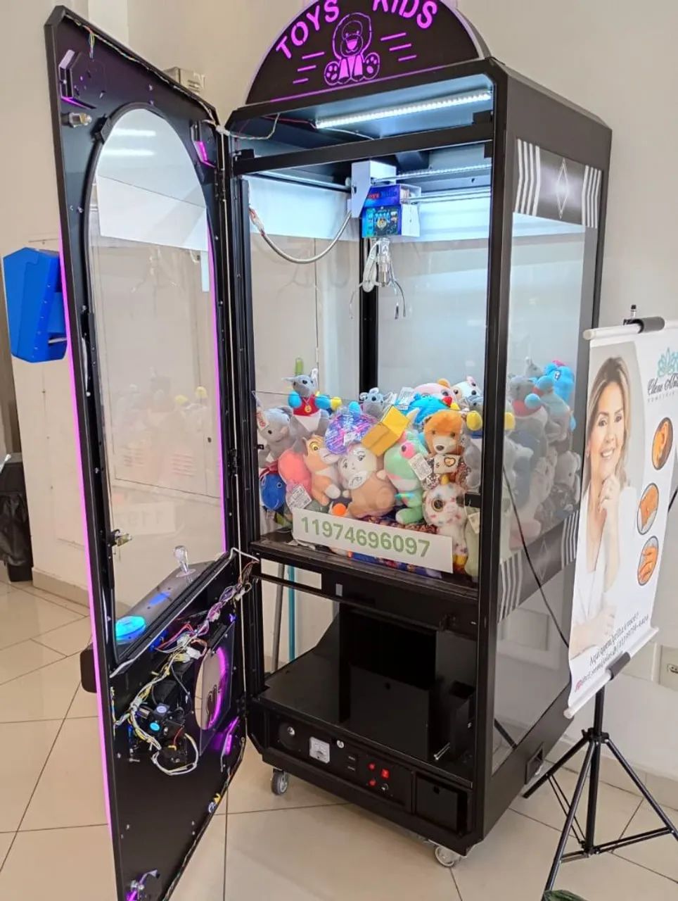 Maquina de Ursinhos Completa com 200 Pelúcias - Foto 2
