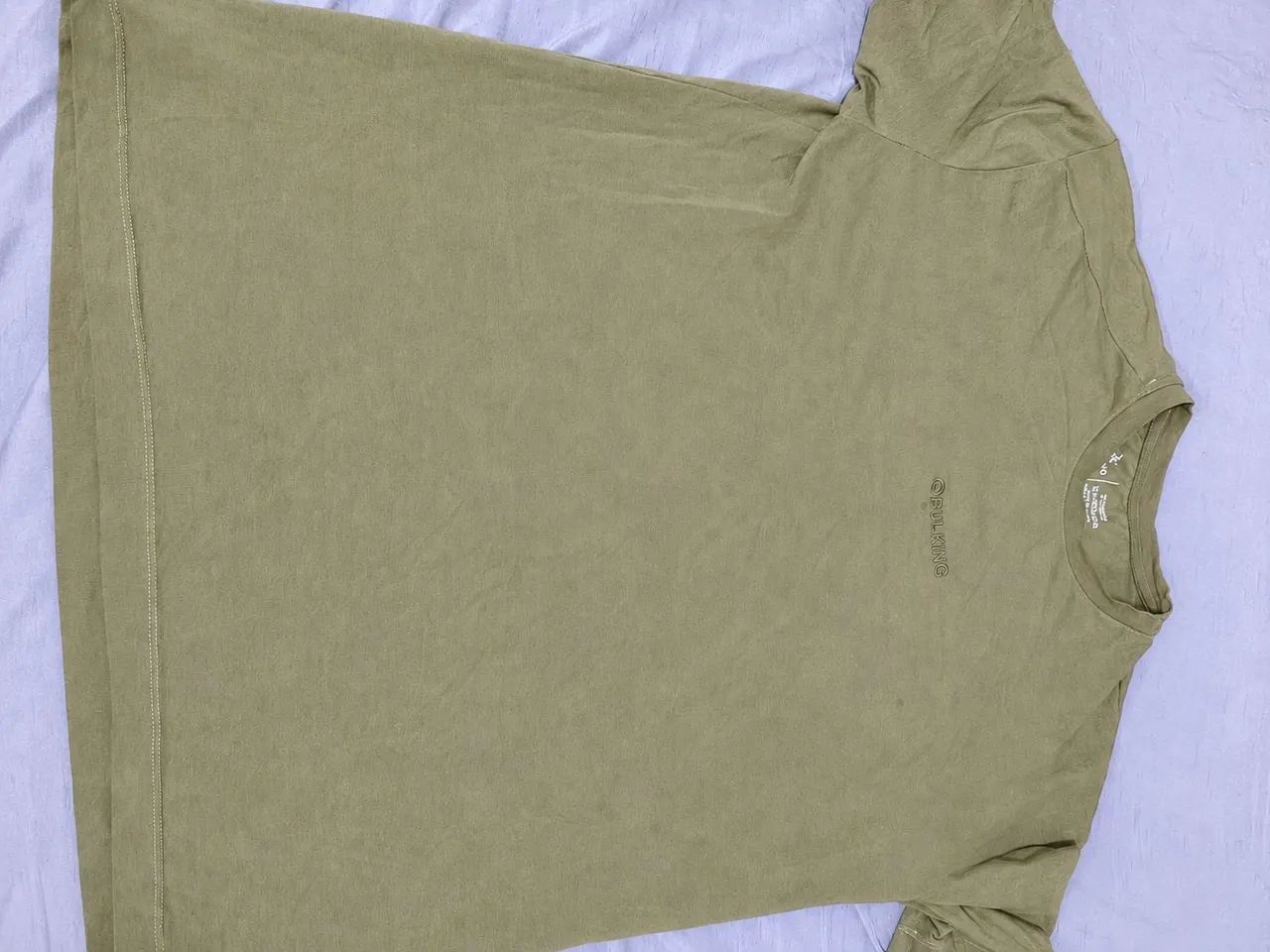 Camisa Bulking over GG verde musgo 