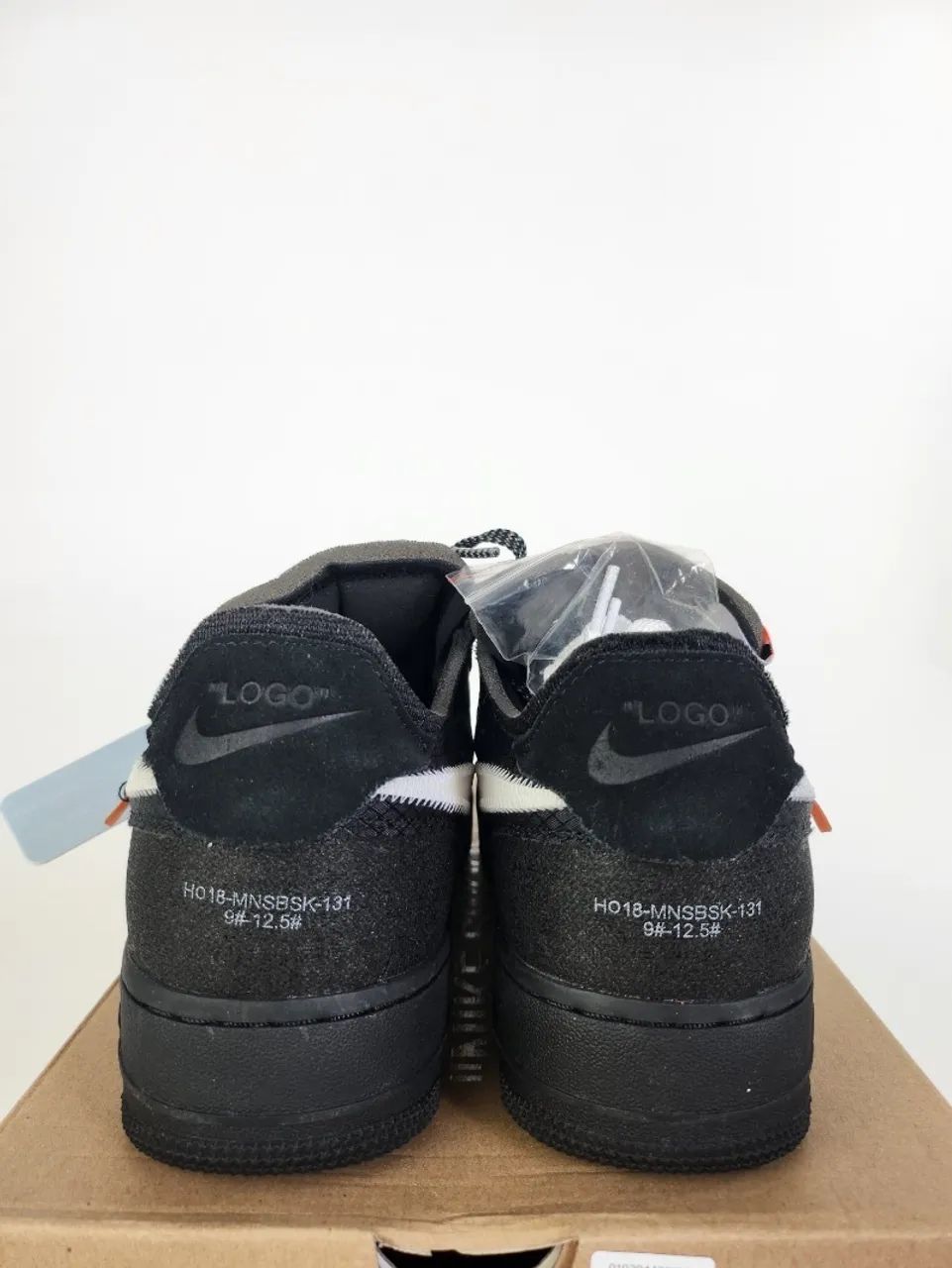 Off-White x Nike Air Force 1 Black - Foto 2