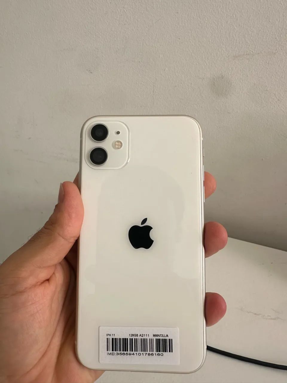 Iphone 11 Branco 128 GB bateria 100% - Foto 3