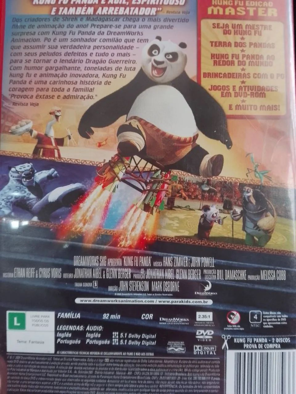 DVD Duplo Kung Fu Panda duplo - Foto 4