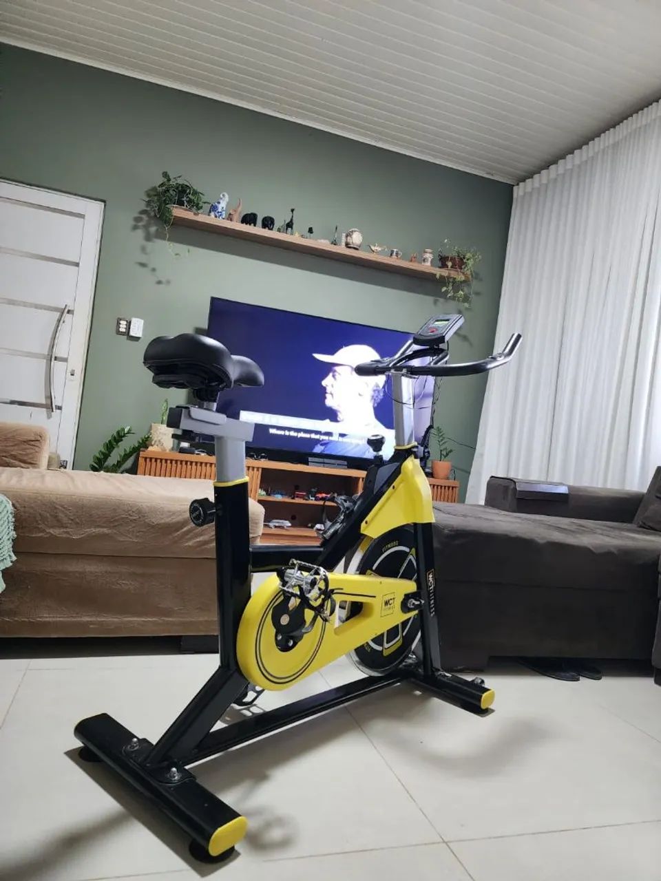 Bicicleta ergométrica wtc fitines 13gk inércia nova - Foto 4