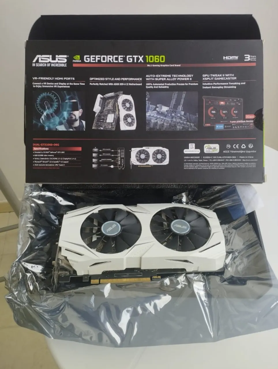 geforce gtx 1060 6gb asus