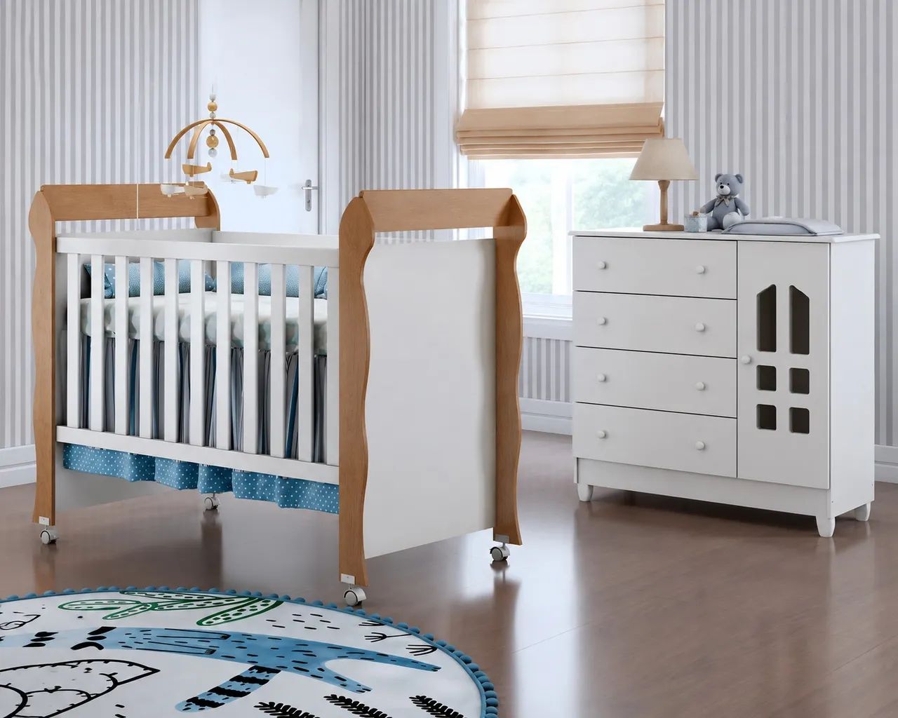 Jogo de quarto bebê na caixa 