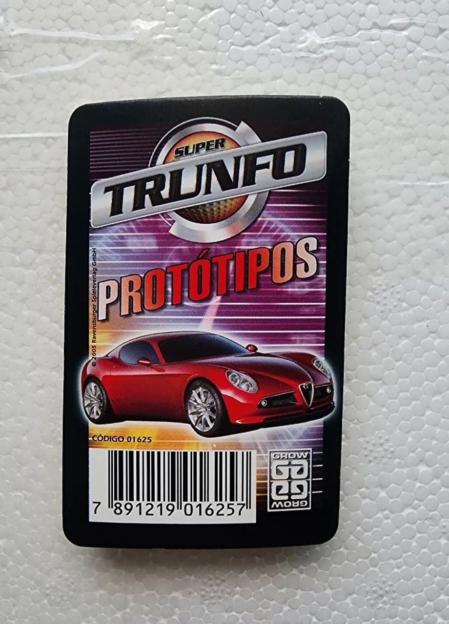 Super Trunfo - Protótipos - Jogo de Cartas Grow