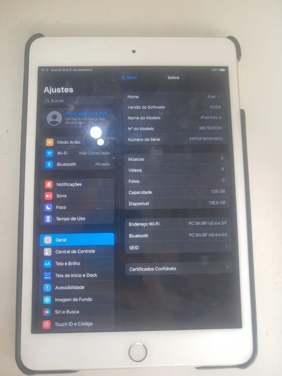 iPad 4 mini não pega chip - Foto 3