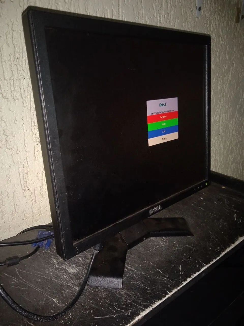 Monitor Dell 17 polegadas led completo saída vga e dvi