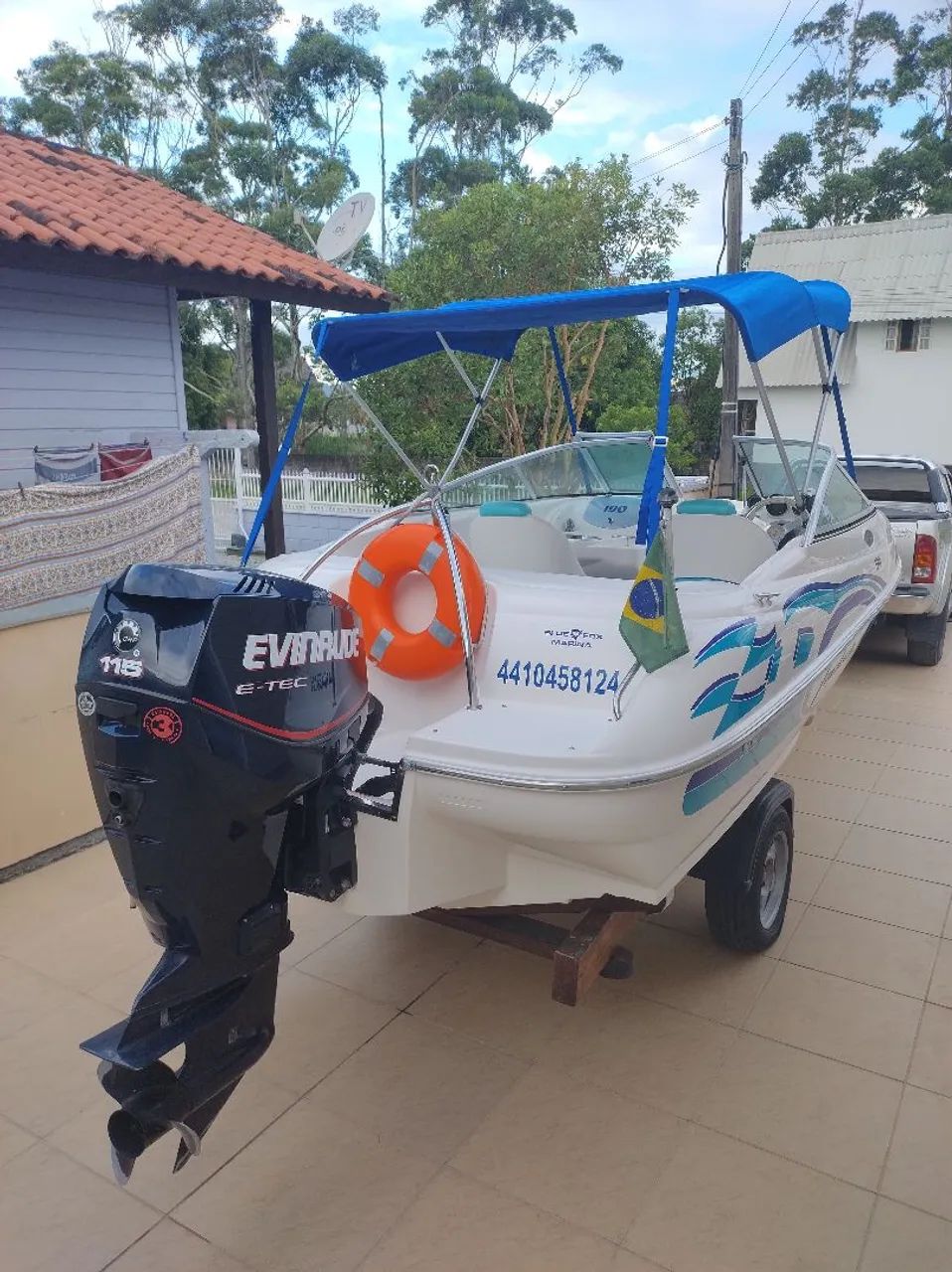 Lancha focker...19 pés. Barbada - Foto 3