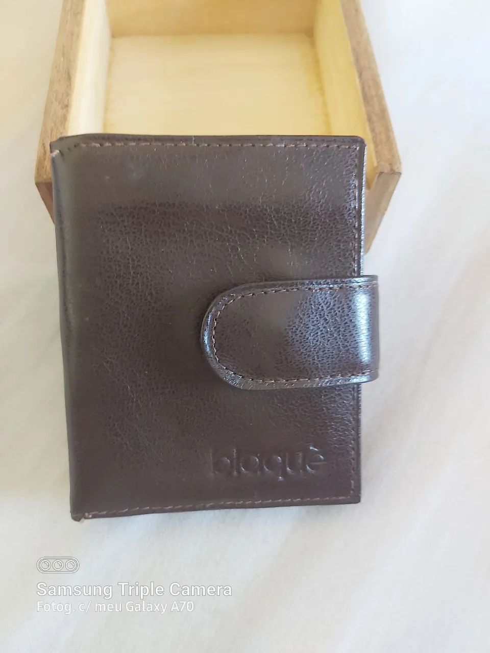Carteira Blaque, argentina em couro legítimo!