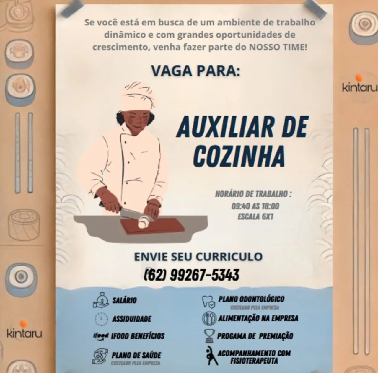 AUXILIAR DE COZINHA