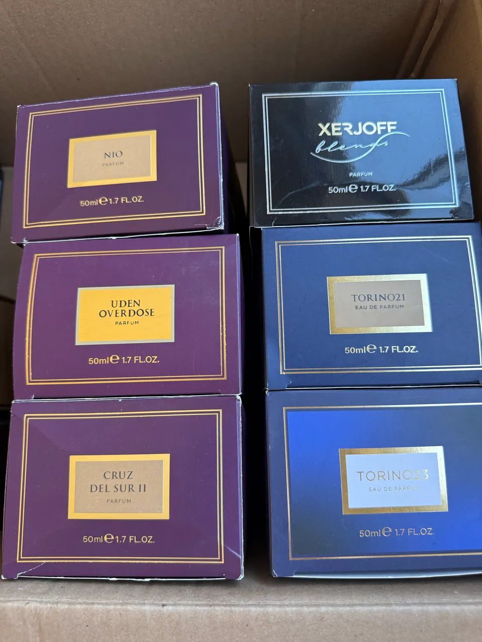 caixas VAZIAS xerjoff (50ml) 