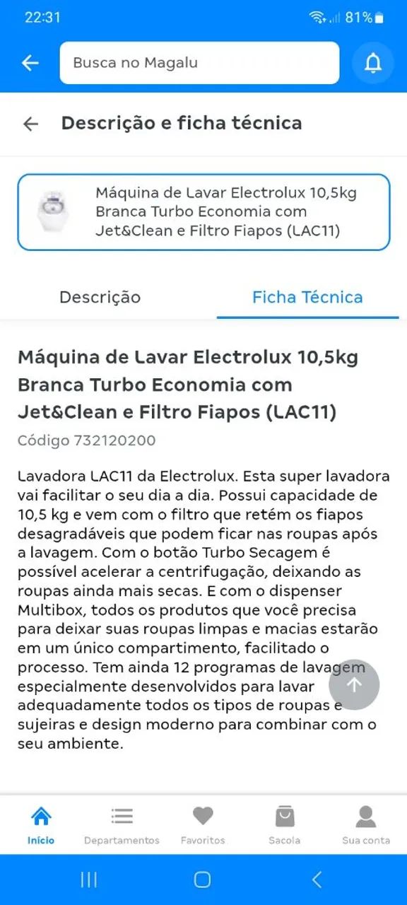 Máquina de lavar Eletrolux  - Foto 5