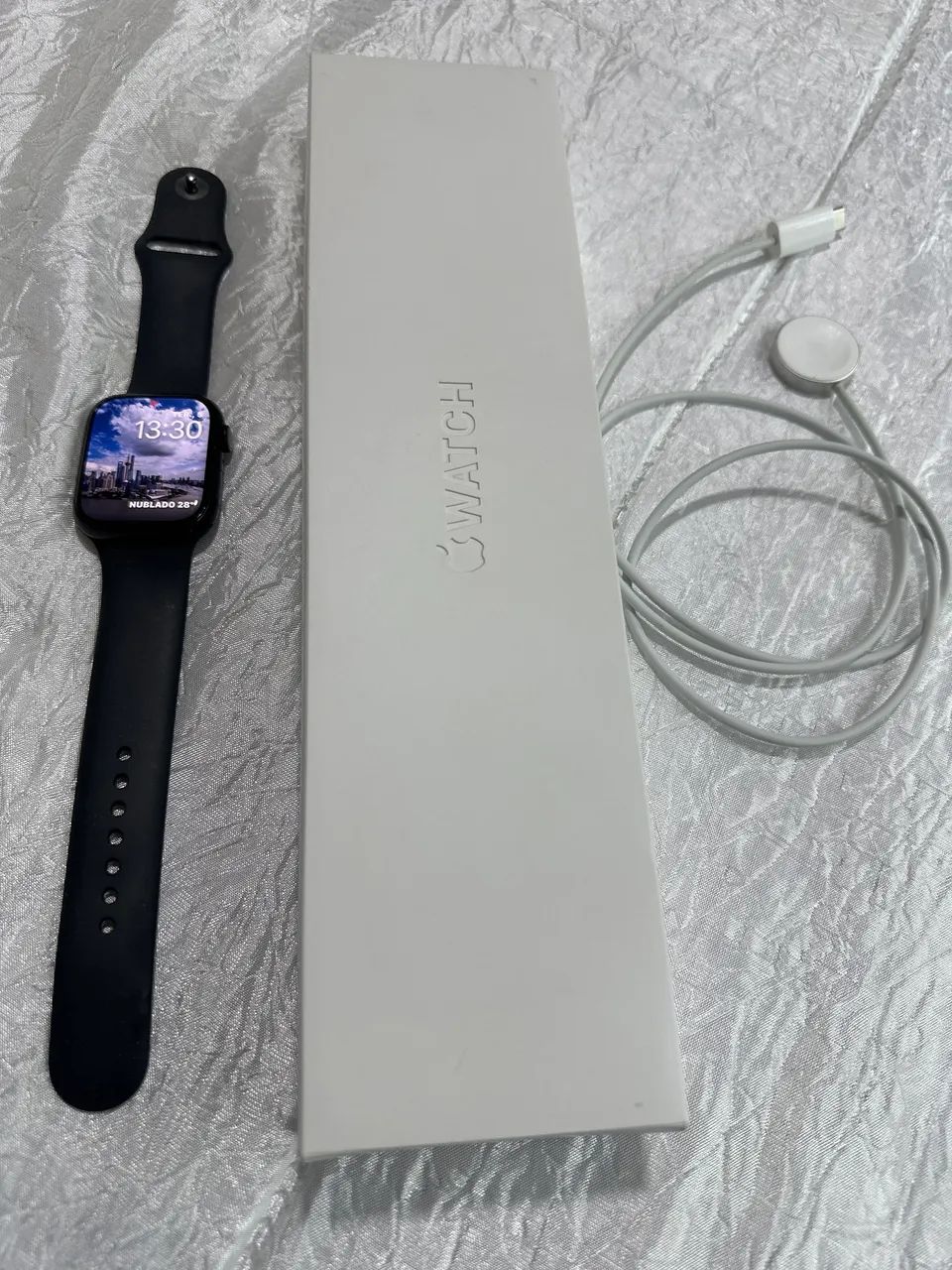 Apple Watch Series 8 Gps + Celular Preto 45mm - Foto 3