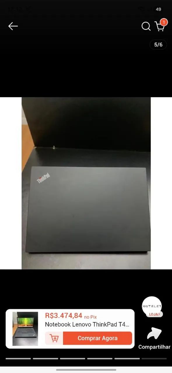 Notebook thinkpad seminovo - Foto 4
